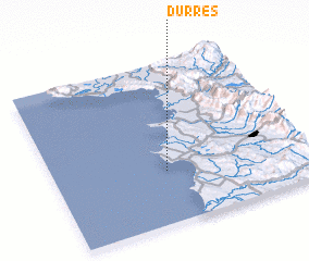 3d view of Durrës