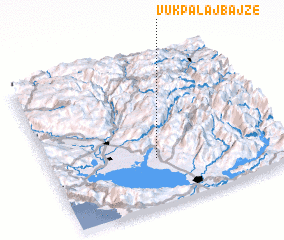 3d view of Vukpalaj-Bajzë