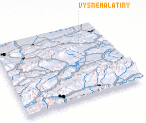 3d view of Vyšné Malatíny