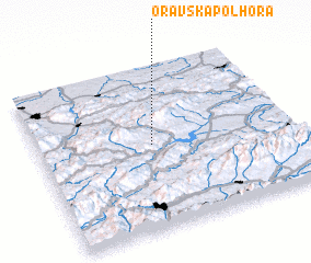 3d view of Oravská Polhora