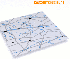 3d view of Kaszewy Kościelne