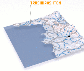 3d view of Trushi i Poshtëm