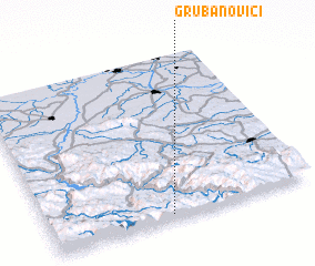 3d view of Grubanovići