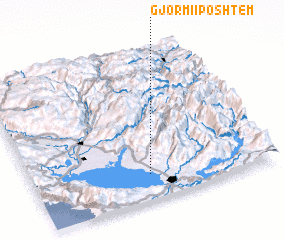 3d view of Gjormi i Poshtëm