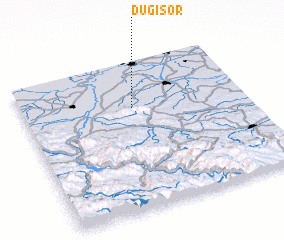 3d view of Dugi Šor