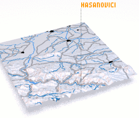 3d view of (( Hasanovići ))