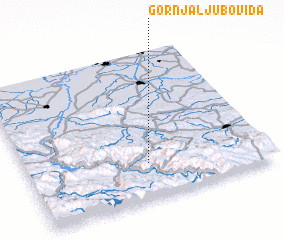 3d view of Gornja Ljuboviđa