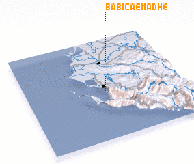 3d view of Babica e Madhe