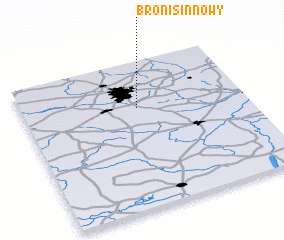 3d view of Bronisin Nowy