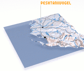 3d view of Peshtani i Vogël