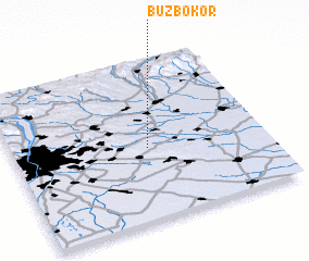 3d view of Buzbokor