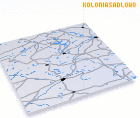 3d view of Kolonia Sadłowo