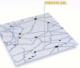 3d view of Kőrösoldal