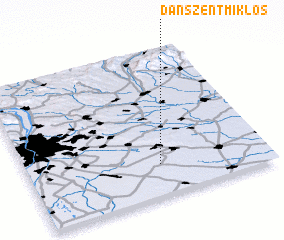 3d view of Dánszentmiklós