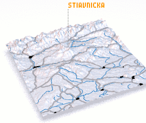 3d view of Štiavnička