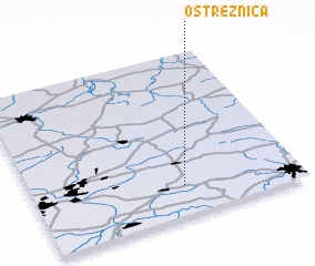 3d view of Ostrężnica