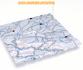 3d view of Donja Vranjkovina