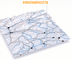 3d view of Piroskapuszta