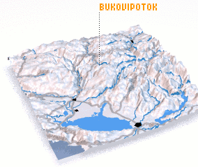 3d view of Bukovi Potok