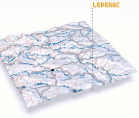 3d view of Lepenac