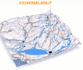 3d view of Fushʼ e Marlanajt