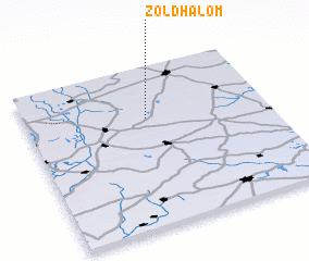 3d view of Zöldhalom