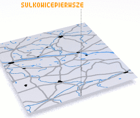 3d view of Sułkowice Pierwsze