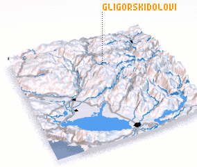 3d view of Gligorski Dolovi