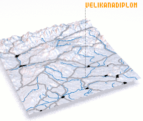 3d view of Veliká nad Ipľom