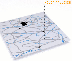 3d view of Kolonia Plucice