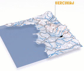 3d view of Kërçukaj