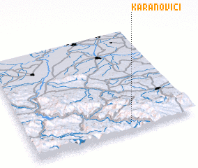 3d view of Karanovići