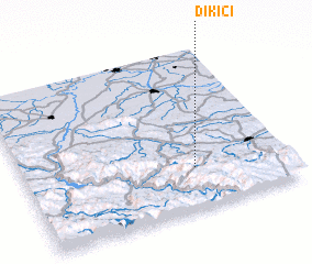 3d view of Dikići