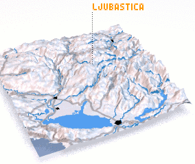 3d view of Ljubaštica