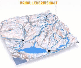 3d view of Mahallʼ e Dervishajt