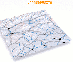 3d view of Lapásdpuszta