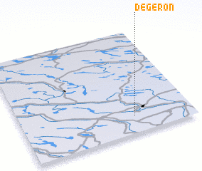 3d view of Degerön