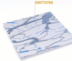 3d view of Skattøyra