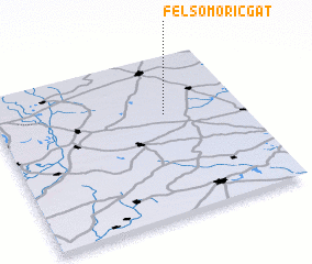 3d view of Felsőmóricgát