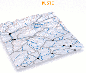 3d view of Pusté