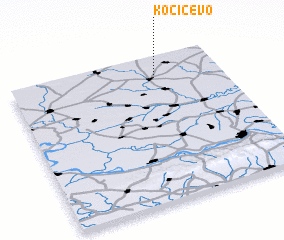 3d view of Kočićevo