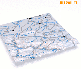 3d view of Mitrovići