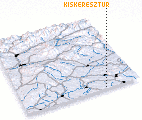 3d view of Kiskeresztúr