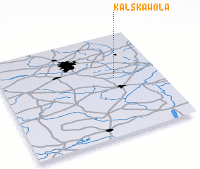 3d view of Kalska Wola