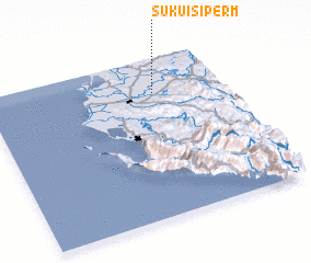 3d view of Suku i Sipërm