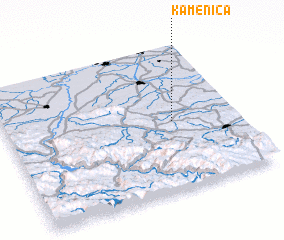 3d view of Kamenica