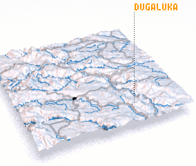 3d view of Duga Luka