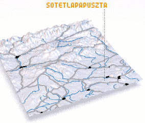 3d view of Sötétlápapuszta