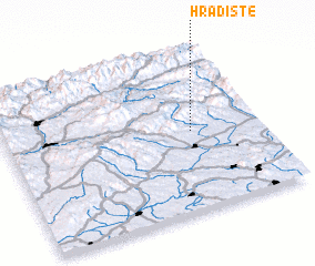 3d view of Hradište