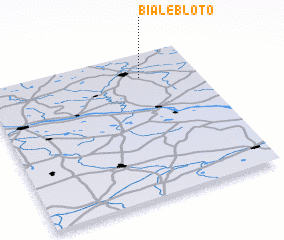 3d view of Białe Błoto